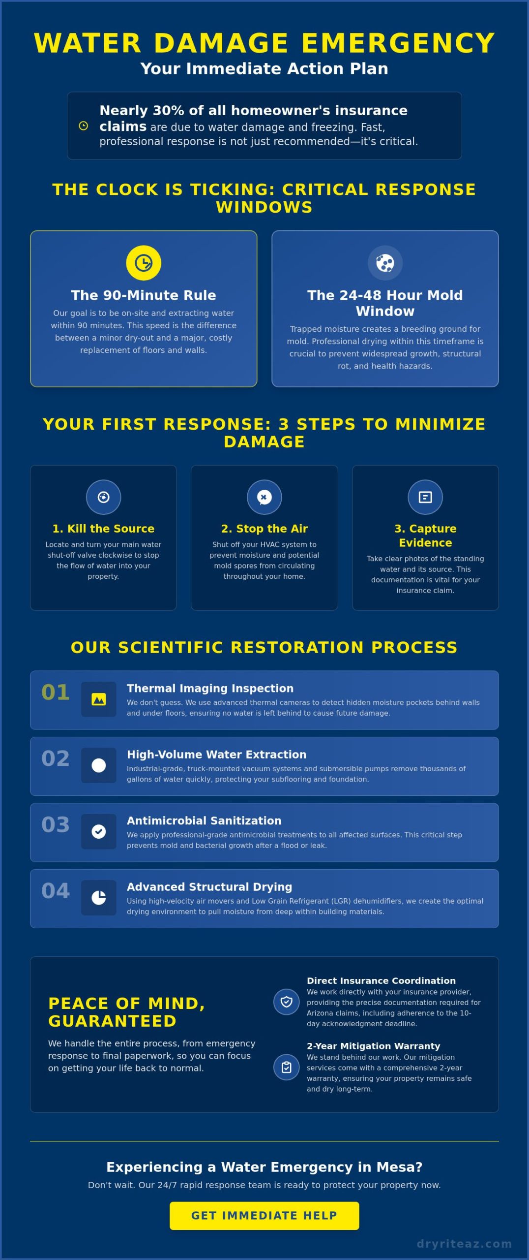 24/7 Water Damage Repair in Mesa, AZ: Emergency Restoration Resources