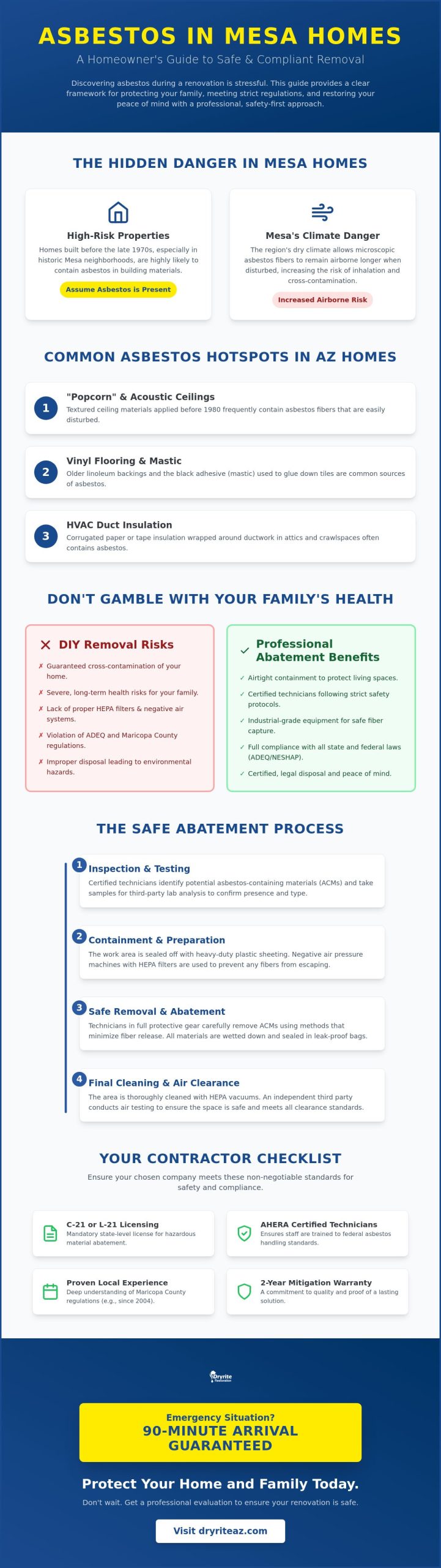 Asbestos Removal Mesa AZ: The 2026 Homeowner’s Guide to Safe Abatement